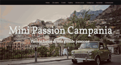 Desktop Screenshot of minipassioncampania.it