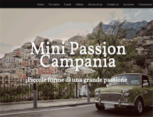 Tablet Screenshot of minipassioncampania.it